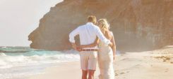 Beach and couple by Weddings by Malissa